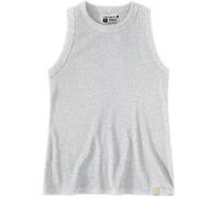 Carhartt Tencel Fiber Series Relaxed Ribbed Canottiera da donna, grigio, Taglia S