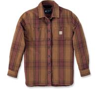 Carhartt Loose Fit Heavyweight Twill Camicia da donna, marrone, taglia L per donne