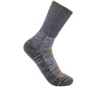 Carhartt Twin Knit Midweight Crew Calzini, grigio, Taglia L