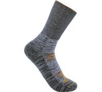 Carhartt Twin Knit Midweight Crew, calzini L male Grigio Chiaro/Nero