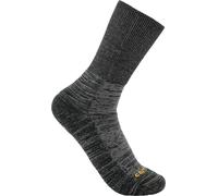 Carhartt Twin Knit Midweight Crew, calzini L male Grigio Scuro/Nero