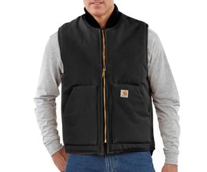Carhartt V01 INSULATED RIB COLLAR VEST, Gilet, Uomo, black, 3XL