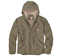 Carhartt Relaxed Fit Washed Duck Sherpa Lined Giacca, oliva, Taglia 2XL
