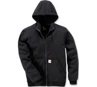 Carhartt Wind Fighter Zip Felpa con cappuccio, nero, taglia L per maschi