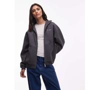 Carhartt WIP - Alda - Felpa con cappuccio oversize strutturata nera con chiusura zip-Nero L