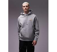 Carhartt WIP - American Script - Felpa con cappuccio grigia-Grigio S