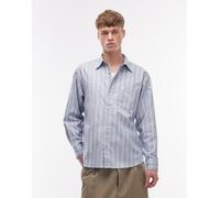 Carhartt WIP - Beale - Camicia a maniche lunghe blu a righe 2XL