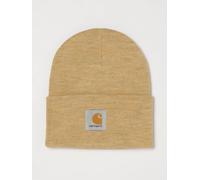 CARHARTT WIP Beanie Acrylic Watch in acrilico con risvolto e logo ricamato OS Marrone