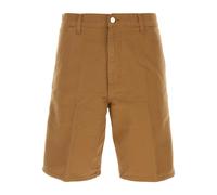 Carhartt Wip - Bermuda in Cotone Caramello - - Shorts - Uomo - Marrone - W31