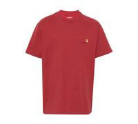 Carhartt Wip - Bianco T-shirt e Polo in Seta & Nylon - - Tops - Uomo - Rosso - M