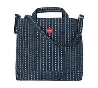 Carhartt Wip - Borsa a righe cuore grande - - Bags - Uomo - Blu - ONE SIZE
