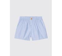CARHARTT WIP Boxer a righe in puro cotone con logo sulla vita XL Azzurro