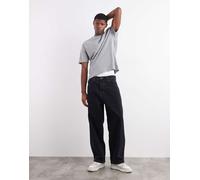 Carhartt WIP - Brandon - Jeans ampi neri-Nero W33-34