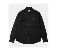 Carhartt WIP - Camicia a maniche lunghe - L/S Madison Shirt Black Wax per Uomo in Cotone - Taglia S - Nero