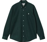 Carhartt WIP - Camicia a maniche lunghe - L/S Madison Shirt Dark Fir / Wax per Uomo - Taglia M - Verde