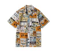 Carhartt Wip - Camicia con Stampa Grafica e Colletto Camp - - Shirts - Uomo - Multicolore - M