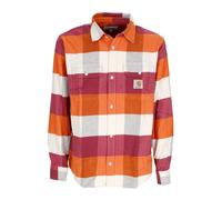 Carhartt Wip - Camicia Flanella a Quadri Manica Lunga - - Shirts - Uomo - Multicolore - M