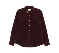 Carhartt WIP - Camicia in velluto a coste - L/S Madison Cord Shirt Amarone per Donne in Cotone - Taglia S - Bordeaux