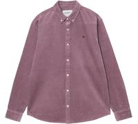 Carhartt WIP - Camicia in velluto - L/S Madison Cord Shirt Phlox / Phlox per Uomo - Taglia L - Rosa