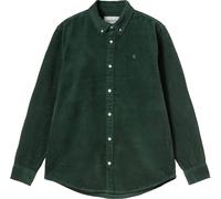 Carhartt WIP - Camicia in velluto - L/S Madison Cord Shirt Sycamore Tree / Sycamore Tree per Uomo - Taglia M - Verde