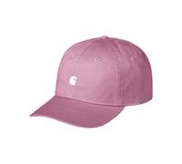 Carhartt WIP - Cappello con visiera curva in Cotone - Madison Logo Cap Gentle Purple / White per Uomo in Cotone - Viola