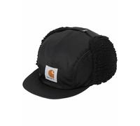Carhartt WIP - Cappello da uomo con visiera curva - Oltera Ear Guard Cap Black per Uomo - Nero