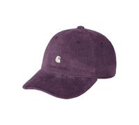 Carhartt WIP - Visiera curva in velluto - Harlem Cap Cozy Purple / Wax per Uomo in Cotone - Viola