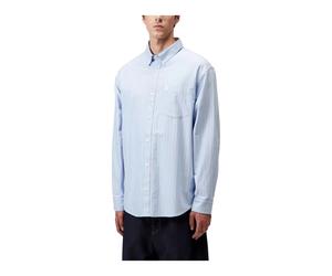 Carhartt Wip - Cassel Stripe Shirt - - Shirts - Uomo - Blu - M