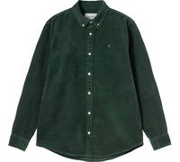Carhartt WIP - Camicia in velluto - L/S Madison Cord Shirt Sycamore Tree / Sycamore Tree per Uomo - Taglia L - Verde