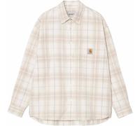 Carhartt WIP - Chemise en velours côtelé - L/S Wilber Shirt Wilber Check Natural per Uomo in Cotone - Taglia L - Beige