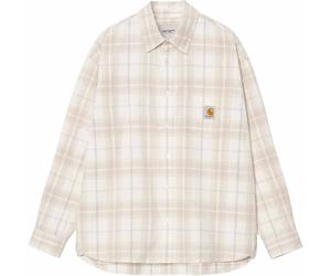 Carhartt WIP - Chemise en velours côtelé - L/S Wilber Shirt Wilber Check Natural per Uomo in Cotone - Taglia L - Beige