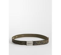 Carhartt WIP - Cintura a clip cromata con stampa animalier-Multi One Size