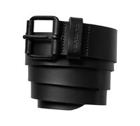 Carhartt WIP - Cintura in cuoio - Script Belt Black / Black per Uomo - Taglia L - Nero