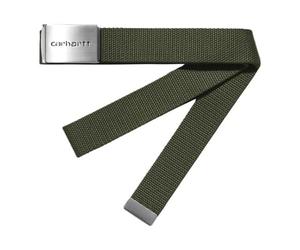 CARHARTT WIP Clip Belt Chrome - Ufficio Verde, Verde Parco, Taglia unica