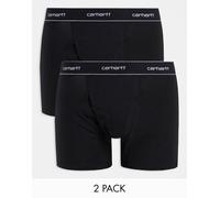 Carhartt WIP - Confezione da 2 boxer in cotone neri-Nero L