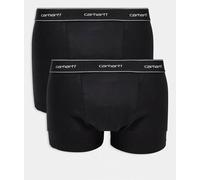 Carhartt WIP - Set di 2 boxer - Cotton Trunks Black + Black per Uomo in Cotone - Taglia XL - Nero