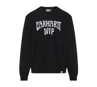 Carhartt Wip - Deck Sweater Black / White - Maglione Girocollo Uomo Nera Uomo Carhartt WIP - - Sweatshirts & Hoodies - Uomo - Nero - L