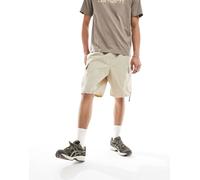 Carhartt WIP - Evers - Pantaloncini cargo beige in nylon-Neutro W29-30