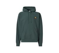 Carhartt WIP - Sweat décontracté à capuche - Hooded American Script Sweat Kale Green per Uomo in Cotone - Taglia M - Verde