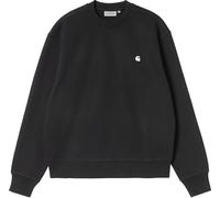 Carhartt WIP - Felpa comoda - Mack Sweat Black Wax per Uomo in Cotone - Taglia M - Nero