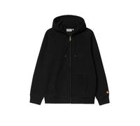 Carhartt WIP - Chase - Felpa nera con cappuccio e zip-Marrone S