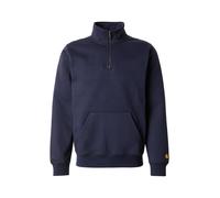 Carhartt WIP - Felpa con mezza zip - Chase Neck Zip Sweat Dark Navy / Gold per Uomo - Taglia S - Blu navy