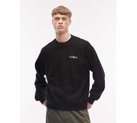 Carhartt WIP - Felpa nera con etichetta-Nero S
