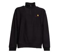 Carhartt WIP Half Zip American Script SWEATSHIRT men Sweatshirts|Zippers black in taglia:S