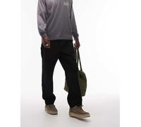 Carhartt WIP - Flint - Pantaloni affusolati regular fit neri-Nero W27-28