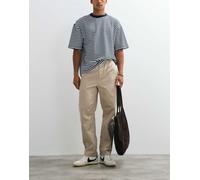 Carhartt WIP Flint pantaloni regular tapered fit beige-Neutro W33-34