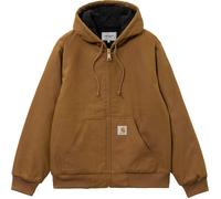 Carhartt WIP - Giacca con cappuccio - Active Jacket Hamilton Brown Rigid per Uomo in Cotone - Taglia S - Marrone