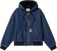 Carhartt WIP - Giacca con cappuccio - W' OG Active Jacket Blue Stone Washed per Donne in Cotone - Taglia M