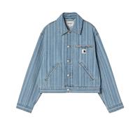 Carhartt Wip - Giacca di Jeans a Righe in Blu Chiaro - - Jackets - Donna - Blu - L
