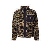 Carhartt WIP Giacca di pile 'Prentis' beige / marrone / oliva / nero Uomo Carhartt WIP XL beige / marrone / oliva / nero